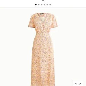 NWT J. Crew silky floral dress